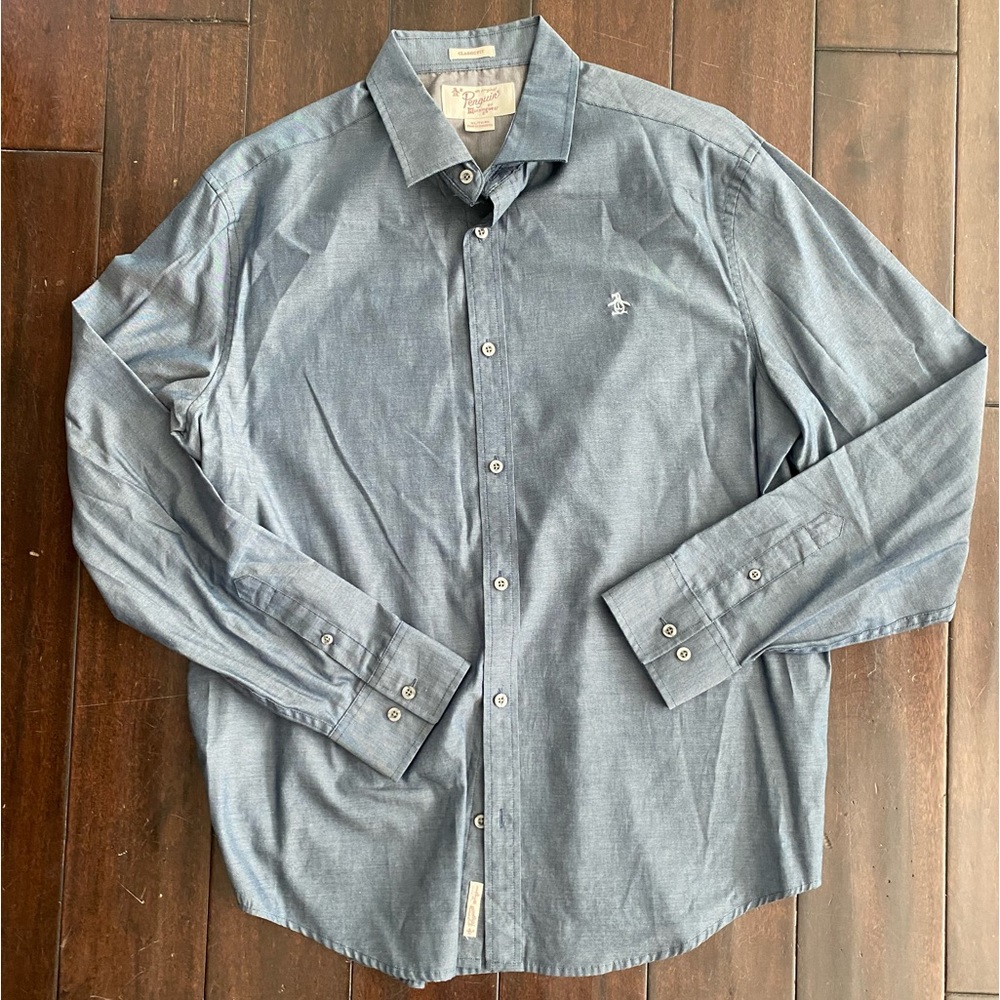 Penguin Men’s Button Down Shirt XL